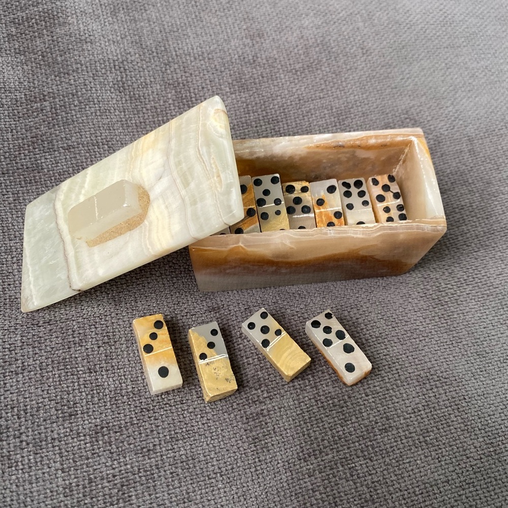 Miniature Stone Dominos